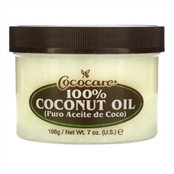Cococare, 100% кокосовое масло, 198 г (7 унций)
