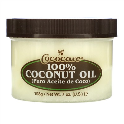 Cococare, 100% кокосовое масло, 198 г (7 унций)