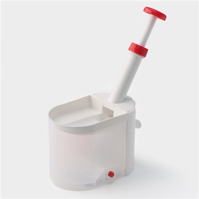 Машинка для удаления косточек из вишни Доляна «Вишнёвый сад», контейнер 450 мл, белая