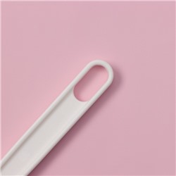 Лопатка кондитерская Доляна, 23.5 см, силикон, белая