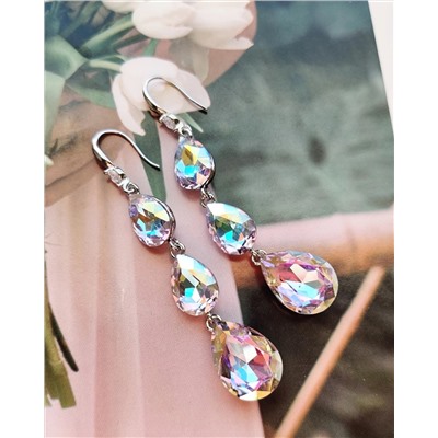 Серьги с чешскими кристаллами