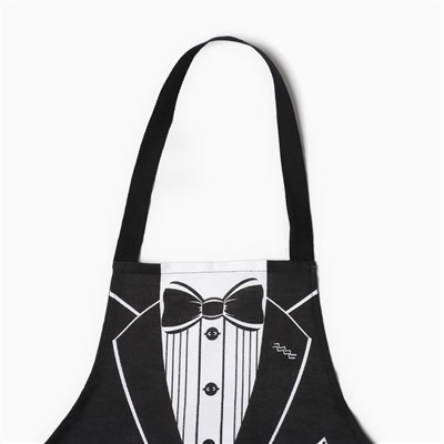 Фартук Доляна «Джентльмен», 60×70 см, хлопок 100 %, рогожка