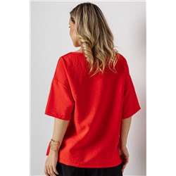 Блузка женская  4483/07/Алый