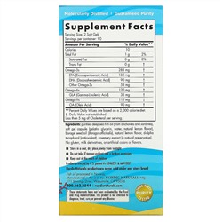 Nordic Naturals, Complete Omega Junior, для детей от 6 до 12 лет, лимон, 180 мини-капсул