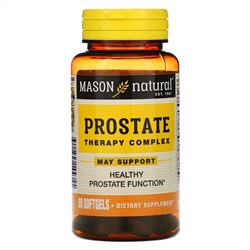 Mason Natural, Комплекс для лечения простаты, 60 мягких таблеток