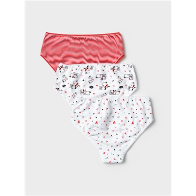 Трусы трикотажные для девочек, 3 шт в комплекте