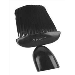 Dewal Кисть-сметка для волос плоская NB1442, искусственная щетина, черный 2160