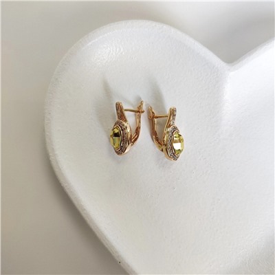 Серьги с кристаллами Swarovski