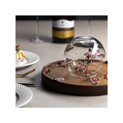 Гирлянда «Нить» 2 м роса с насадками «Снеговик в шарфе», IP20, серебристая нить, 20 LED, 2 режима, батарейки ААх2 (нет в комплекте), свечение мульти