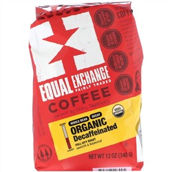 Equal Exchange, Organic, Coffee, Decaffeinated, Whole Bean, 12 oz (340 g)