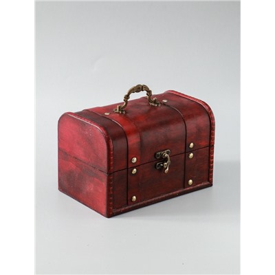 УЦЕНКА Набор шкатулок для украшений дерево «Сундук. Винтаж», 3 шт.: 10.5×7.5×7.5 см; 17×9.5×10 см; 19.5×13×13 см 382