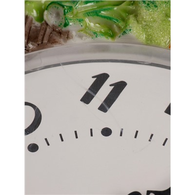 УЦЕНКА Часы настенные «Овощи», для кухни, плавный ход, d=17 см, 27×34 см, бесшумные