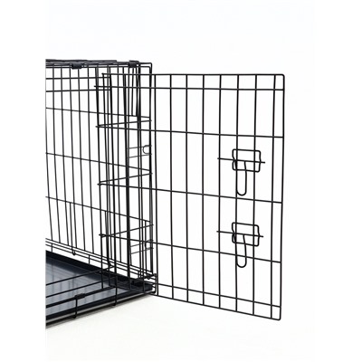 Клетка для собак №4 с металлическим поддоном, складная, 94×64×72 см