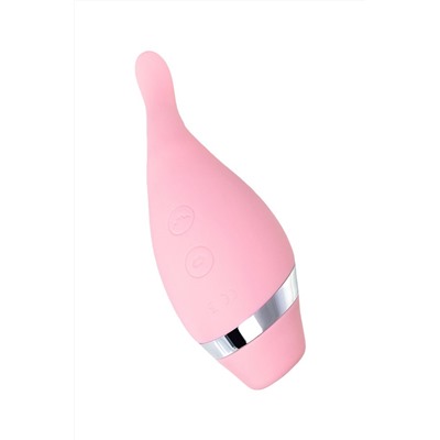 Розовый многофункциональный стимулятор Dahlia - 14 см.