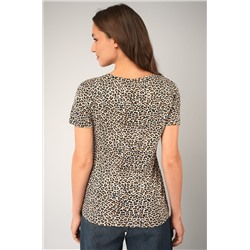 Женская футболка из вискозы с V-вырезом Happyfox