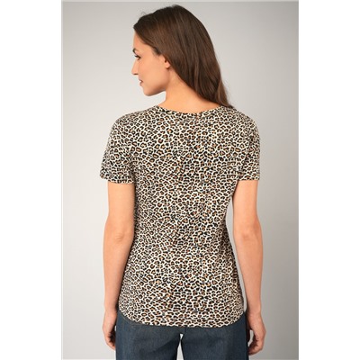 Женская футболка из вискозы с V-вырезом Happyfox