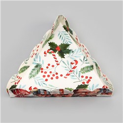 Коробка для печенья, «Новогодняя Ёлка», 18×18×4 см, Новый год