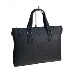 Сумка-портфель мужская из натуральной кожи, цвет чёрный