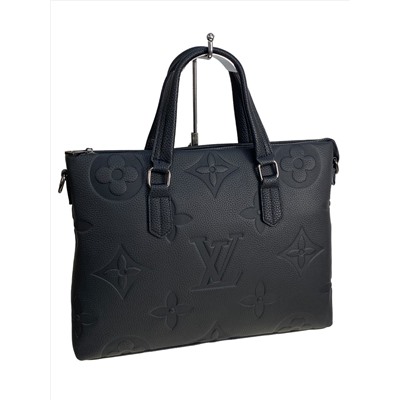 Сумка-портфель мужская из натуральной кожи, цвет чёрный