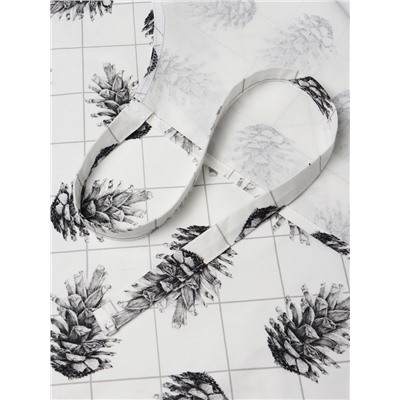 Набор подарочный новогодний «Этель» Merry Christmas: полотенце 40×73 см, прихватка 19×19 см, фартук 60×70 см