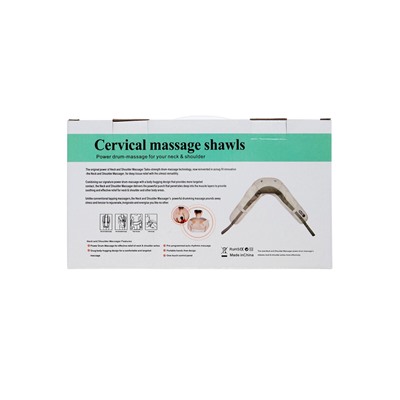 Массажёр для спины и шеи Luazon, наплечный, пульт, 99 режимов, 220 В