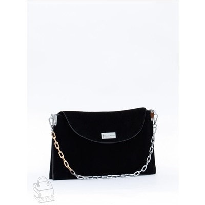 Сумка женская кожаная 98214-3MSS black Velina Fabbiano-Safenta в Новосибирске