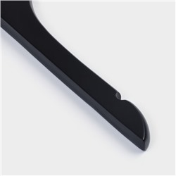 Плечики - вешалка для одежды LaDо́m Black Lotus, 38.5×1.6×26.5 см, длинный крюк, широкие плечики