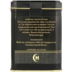 Harney & Sons, Черный чай Earl Grey Supreme с серебристыми верхушечными почками, 4 унции