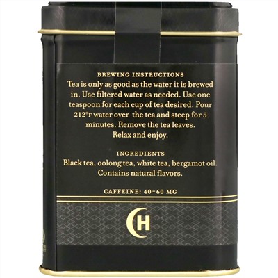 Harney & Sons, Черный чай Earl Grey Supreme с серебристыми верхушечными почками, 4 унции