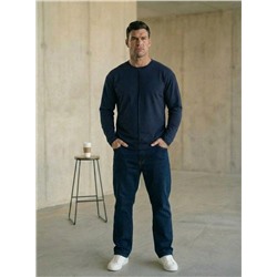 Лонгслив из кулирки с лайкрой М125127в