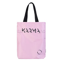 Сумка-шоппер "Karma" 34х43,5x8 см, расширение дна 8 см, плотный износостойкий нейлон с водоотталкивающей пропиткой, 1 отделение на молнии и магнитной кнопке, 1 внутренний карман на молнии, с рисунком
