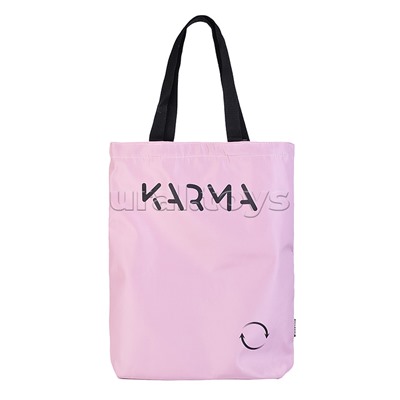 Сумка-шоппер "Karma" 34х43,5x8 см, расширение дна 8 см, плотный износостойкий нейлон с водоотталкивающей пропиткой, 1 отделение на молнии и магнитной кнопке, 1 внутренний карман на молнии, с рисунком