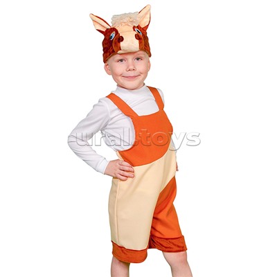 Изделие швейное "Набор карнавальный "Коник" ткань-плюш (6-9 лет, рост 122-134 см)