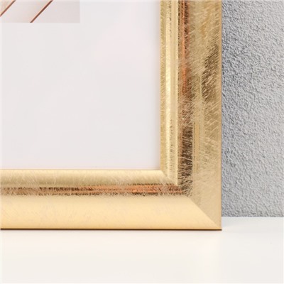 Фоторамка для фото 20×30 см «МИРАМ», пластик, под золото, (пластиковый экран)