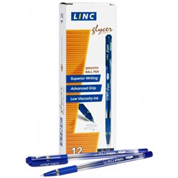 Ручка шариковая LINC "Glycer" синяя 0.7мм 1300RF LINC