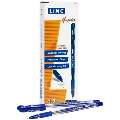 Ручка шариковая LINC "Glycer" синяя 0.7мм 1300RF LINC