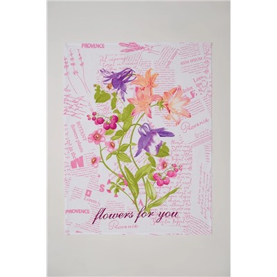 Натали Полотенце Набор полотенец Цветы и письма