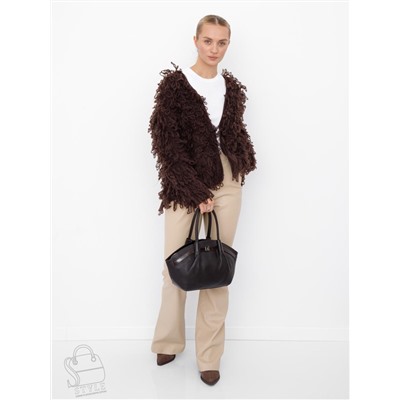 Сумка женская кожаная 2346-2Y coffee Polina&Eiterou