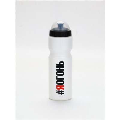 Бутылка для воды пластиковая «Огонь», 750 мл