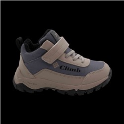 Ботинки мембранные на меху А8866-11 серо бежевые