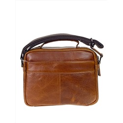 Мужская сумка из натуральной кожи, цвет коричневый