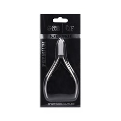 Кусачки маникюрные для кутикулы «Premium», двойная пружина, 10.6 см, длина лезвия-6 мм, на блистере