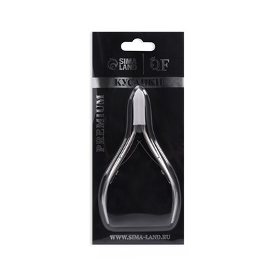 Кусачки маникюрные для кутикулы «Premium», двойная пружина, 10.6 см, длина лезвия-6 мм, на блистере