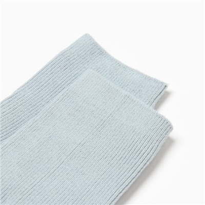 Носки женские KAFTAN Base, размер 36-39 (23-25 см), серо-голубые