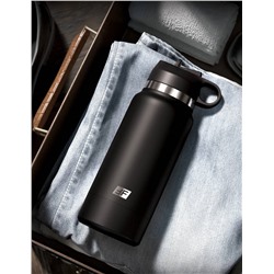 Черный мастурбатор в виде бутылки Fap Flask