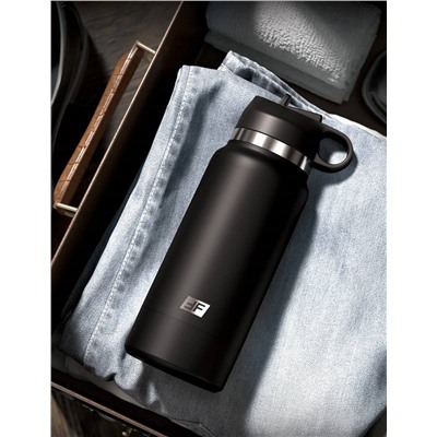 Черный мастурбатор в виде бутылки Fap Flask