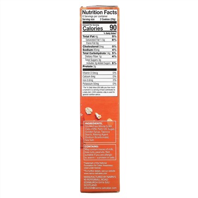 Nairn's, Gluten Free, Oatmeal Grahams, Original, 5.64 oz (160 g)