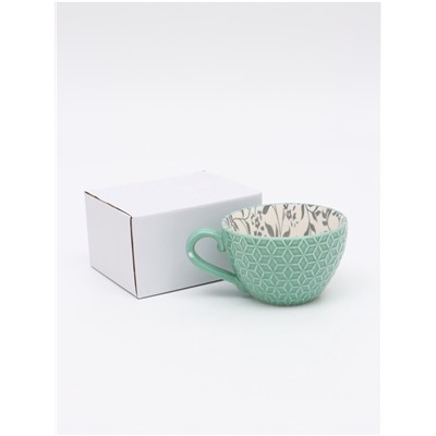 Кружка керамическая «Листья», 290 мл