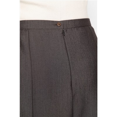 Юбка годе Изящный силуэт (коричневая) Ю14859-3М