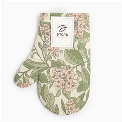 Варежка-прихватка «Этель» Spring garden, 20×27 см,100% хлопок, саржа 190 г/м²